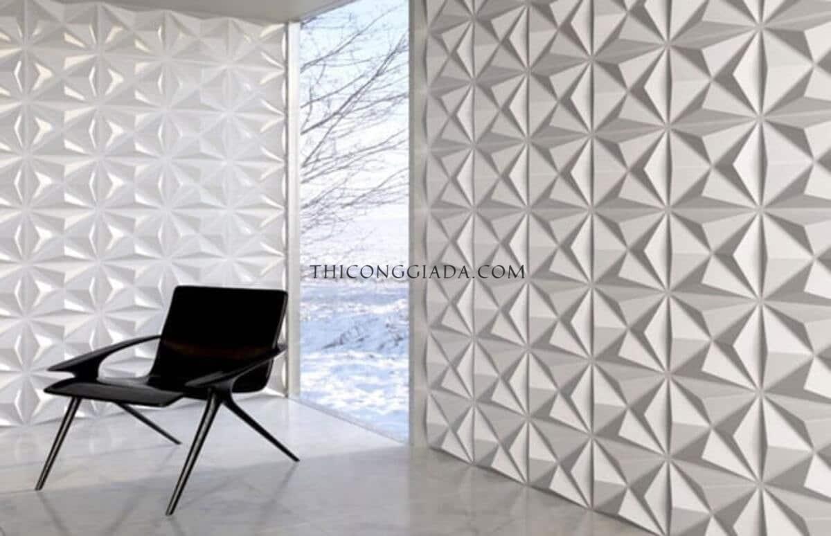 Tấm ốp tường PVC 3D được ưa chuộng