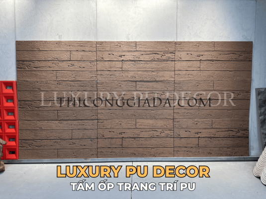 Tấm PU giả gỗ
