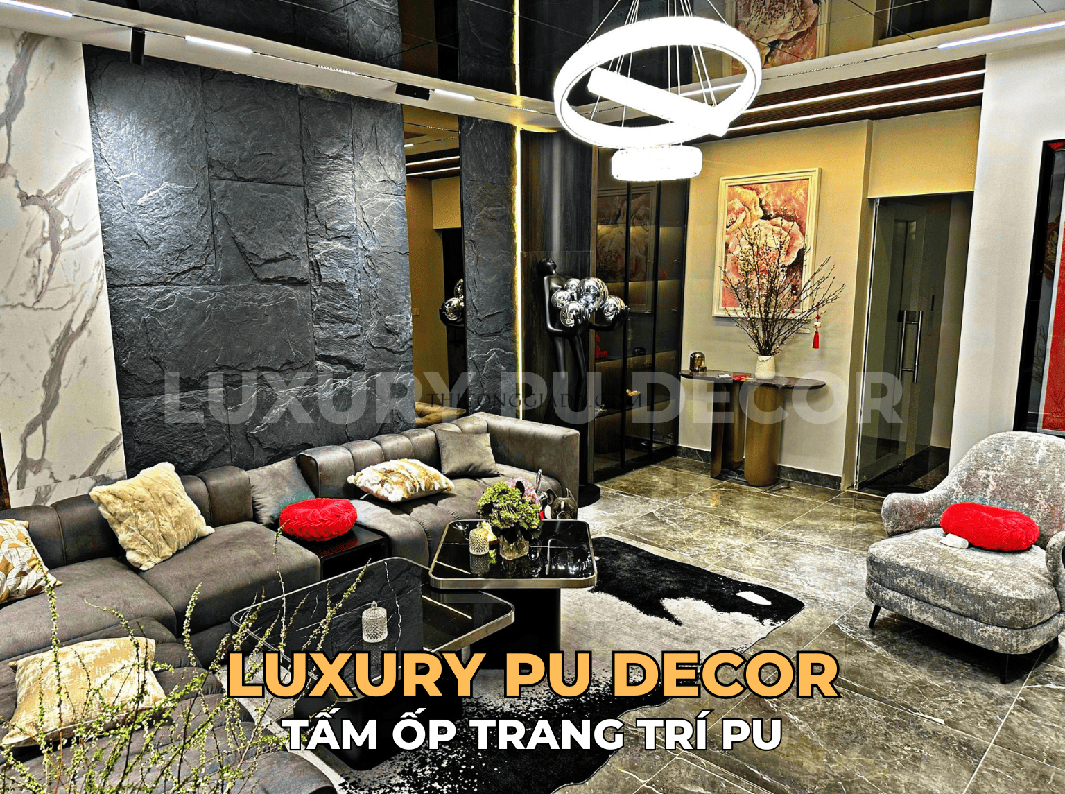 tấm PU giả đá