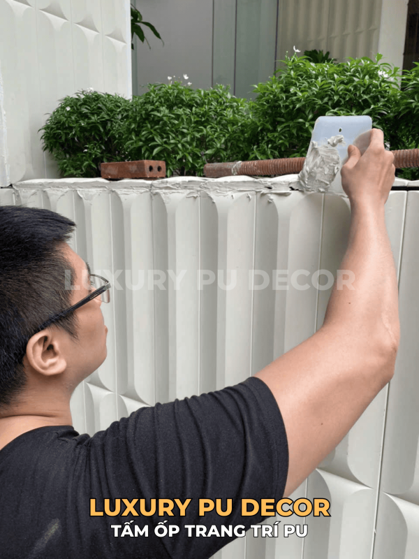 tấm ốp PU 3D
