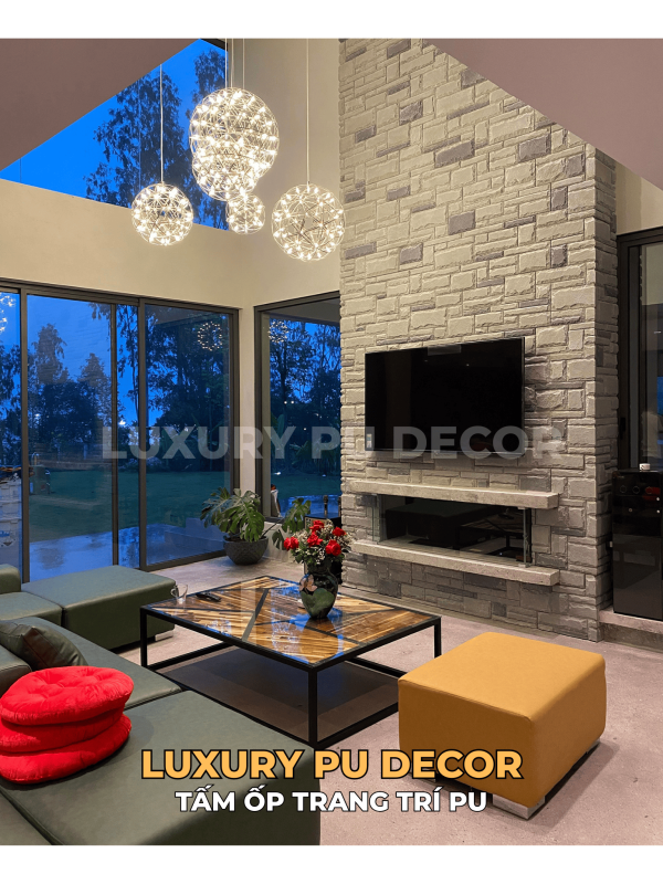 Tấm PU Giả Đá Bazan