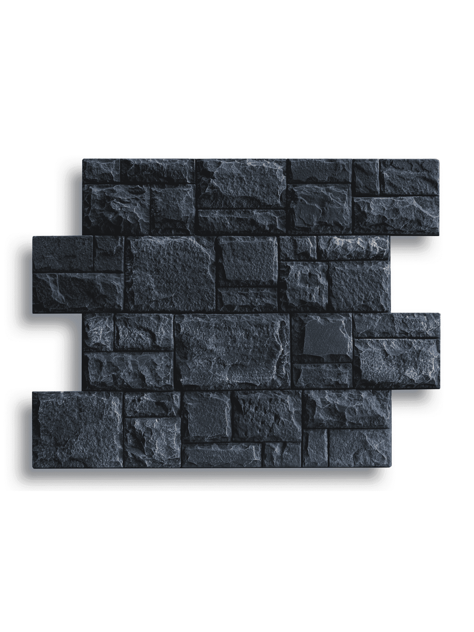 tấm PU giả đá sa thạch đen tấm PU giả đá sa thạch