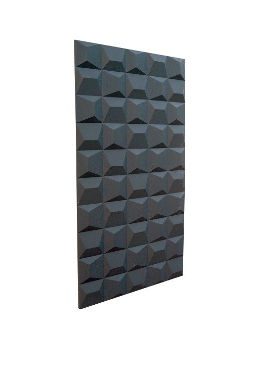 tấm ốp PU 3D PD11 ghi đen tấm ốp PU 3D