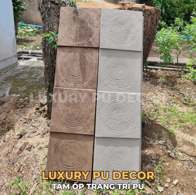 Tấm PU Giả Gỗ Tuyết Tùng