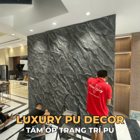 Tấm PU Giả Đá Liền Vân