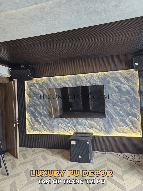 Tấm PU Giả Đá Liền Vân